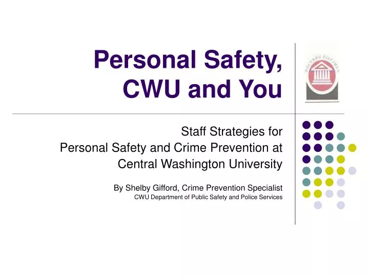 personal safety cwu and you