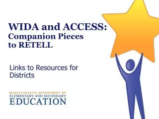 WIDA and ACCESS: Companion Pieces to RETELL