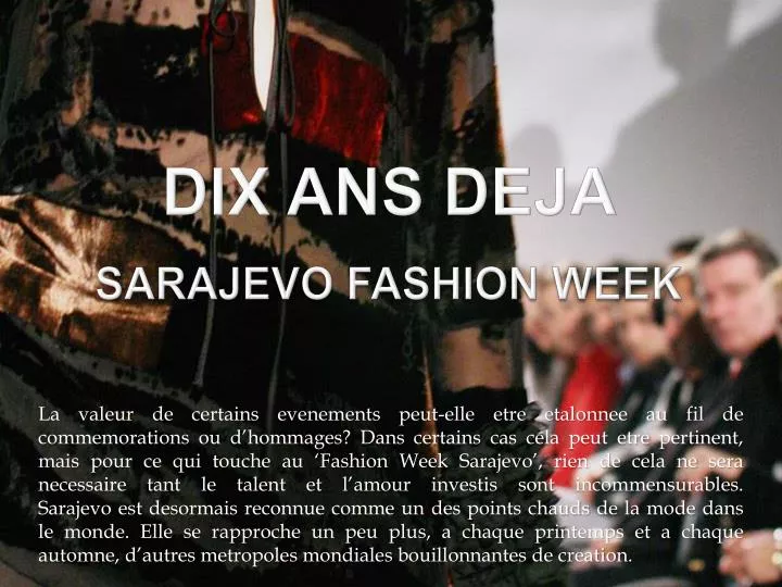 sarajevo fashion week
