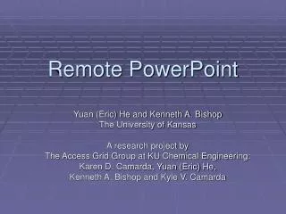 Remote PowerPoint