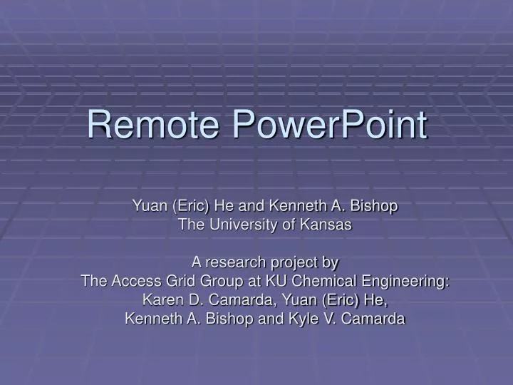remote powerpoint