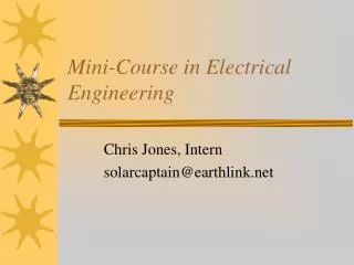 Mini-Course in Electrical Engineering