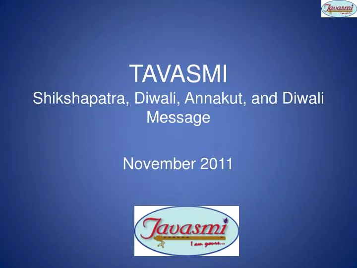 tavasmi shikshapatra diwali annakut and diwali message
