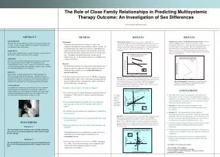 The Role of Close Family Relationships in Predicting Multisystemic Therapy Outcome: An Investigation of Sex Differences