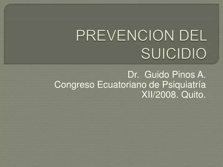 prevencion del suicidio