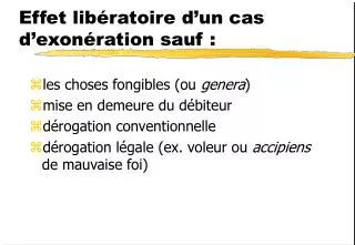 effet lib ratoire d un cas d exon ration sauf
