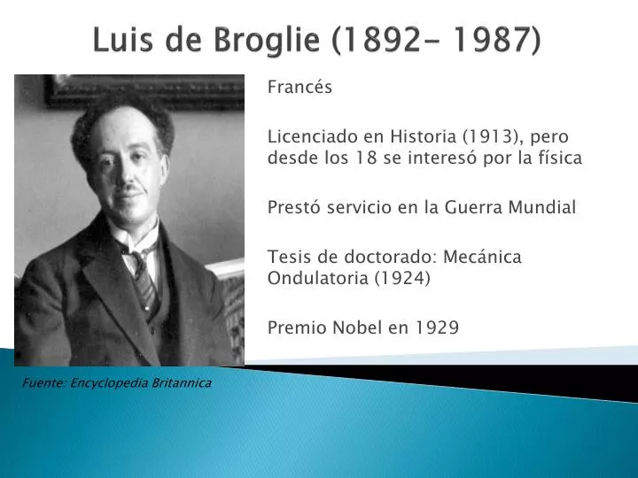 luis de broglie 1892 1987