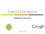 Android Introduction - slide 1