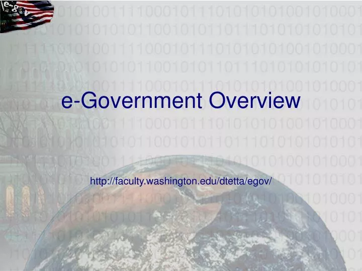 e government overview