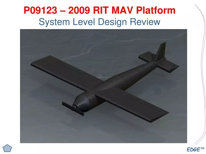 p09123 2009 rit mav platform system level design review