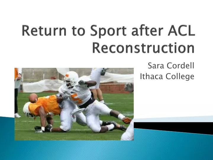 return to sport after acl reconstruction