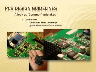PCB Design guidelines