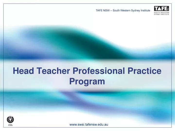 head teacher professional practice program