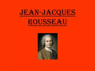 jean jacques rousseau