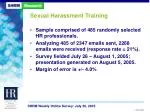Sexual Harassment Training - slide 1