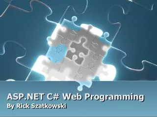 ASP.NET C# Web Programming