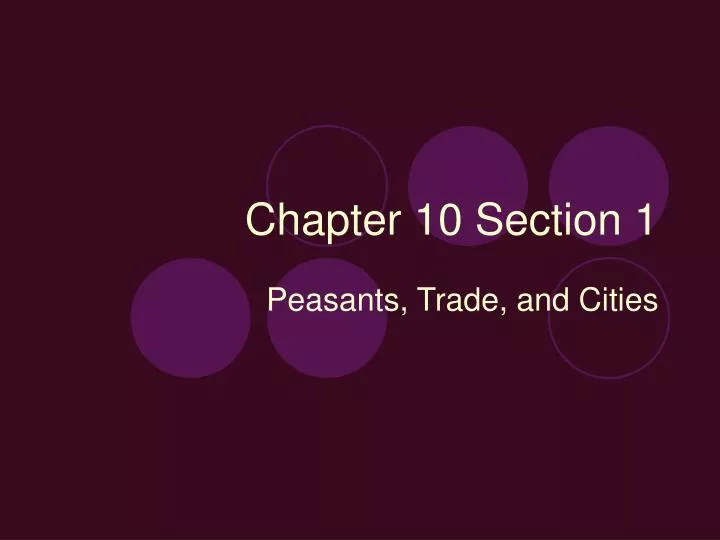 chapter 10 section 1