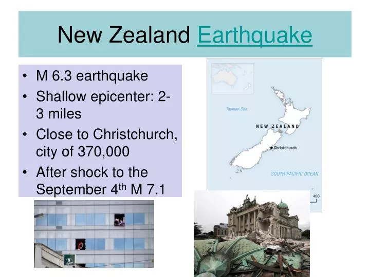 new zealand earthquake