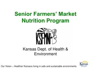 Senior Farmers’ Market Nutrition Program
