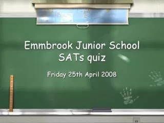 Emmbrook Junior School SATs quiz