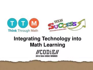 Integrating Technology into Math Learning