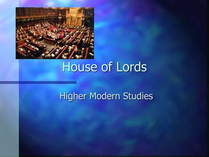 house of lords