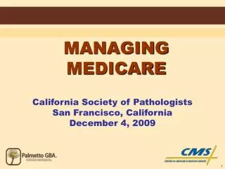 MANAGING MEDICARE