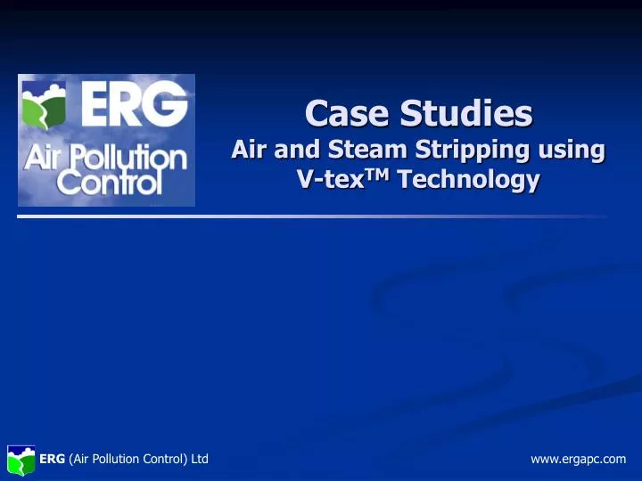 case studies air and steam stripping using v tex tm technology