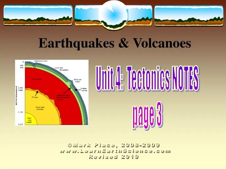 earthquakes volcanoes
