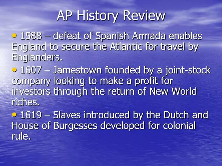 ap history review