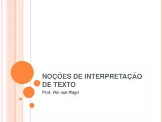 no es de interpreta o de texto