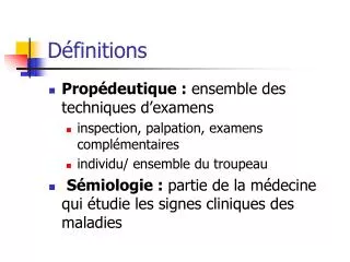 d finitions