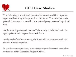 CCU Case Studies