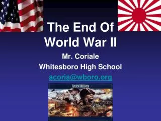 The End Of World War II