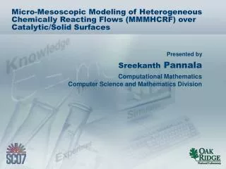 Micro-Mesoscopic Modeling of Heterogeneous Chemically Reacting Flows (MMMHCRF) over Catalytic/Solid Surfaces