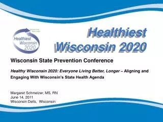 Healthiest Wisconsin 2020