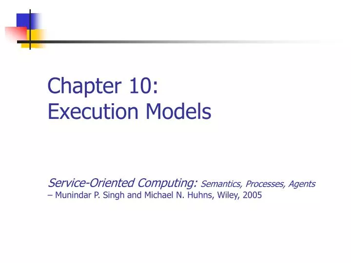 chapter 10 execution models