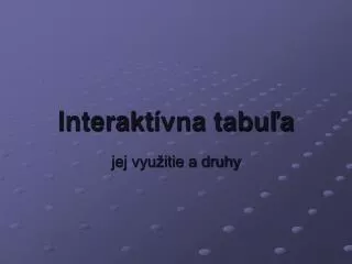 interakt vna tabu a