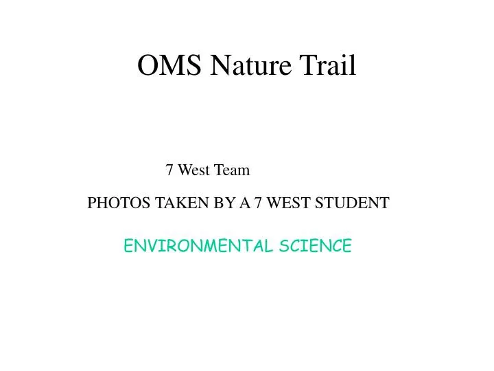 oms nature trail