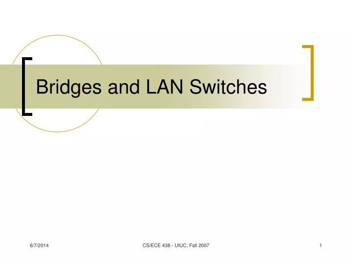 bridges and lan switches
