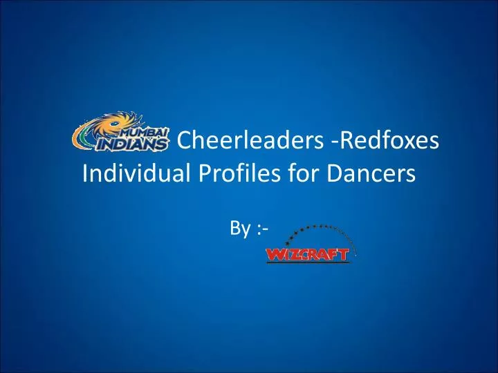 cheerleaders redfoxes individual profiles for dancers