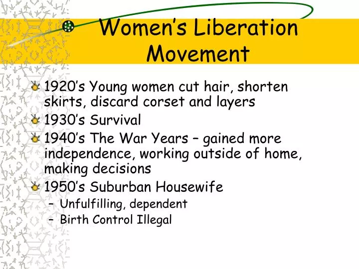 women s liberation movement
