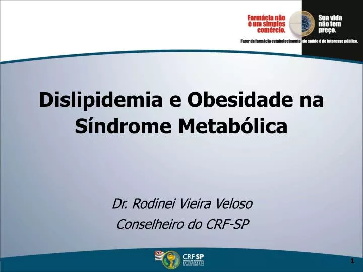 dislipidemia e obesidade na s ndrome metab lica