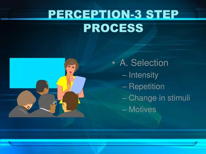 perception 3 step process