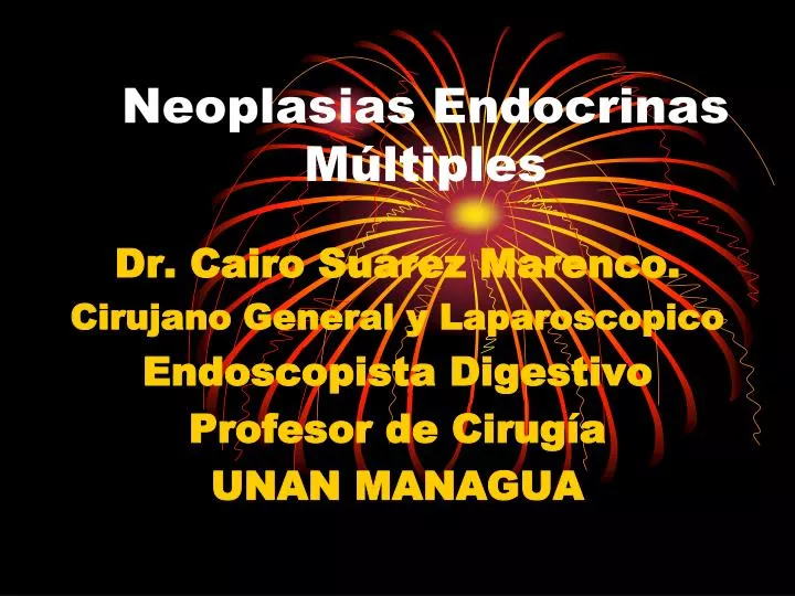 neoplasias endocrinas m ltiples