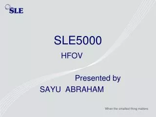 SLE5000