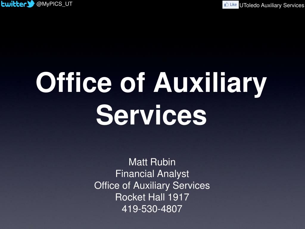 PPT - Office of Auxiliary Services PowerPoint Presentation, free ...