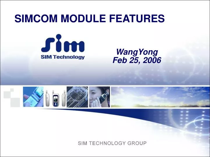 simcom module features