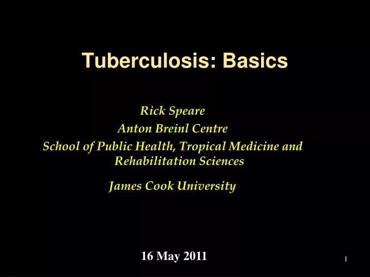 tuberculosis basics