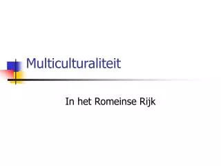 multiculturaliteit